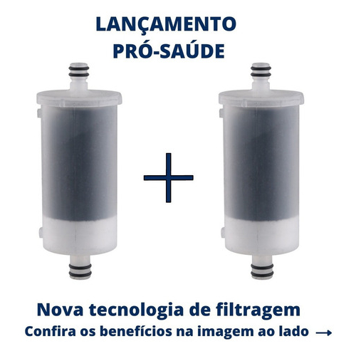 Refil Filtro Reposição Carvão Ativado Pro Saude em Oferta na Shopee