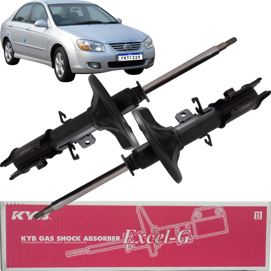 Par de Amortecedor Dianteiro KYB Cerato I 2005 Até 2008