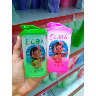Kit C/ 15 Unidades Copo Long Baby Jateado Personalizado com tampa Sheik