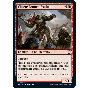 Ginete Bronco Exaltado (Orc / Guerreiro) - - Magic The Gathering