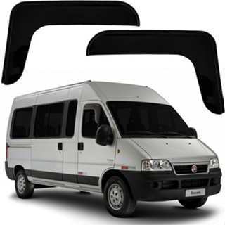 Calha Defletor De Chuva Fiat Ducato 1997 1998 1999 2000 2004 2005 2006 Até 2017 Acrílico Ecoflex 2 Portas em Oferta na Shopee