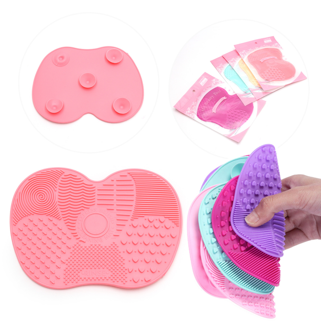 Tapete Para Limpar Pinceis de Maquiagens Limpador de Silicone