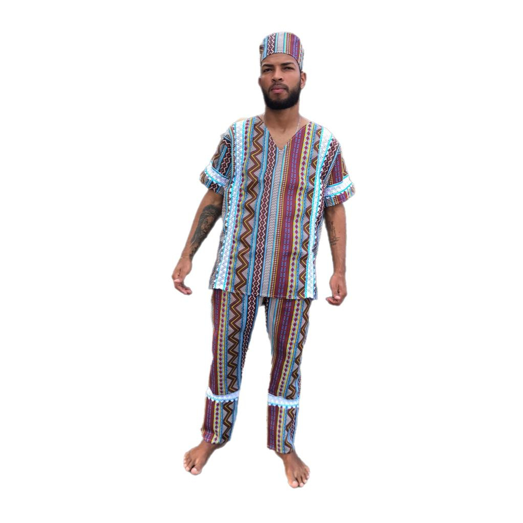 Roupa Masculina pai de Santo com Eketé Umbanda Candomblé ogum xango oxossi saida de santo
