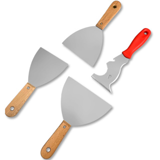 Espátula de Aço Inox Com Plástico de Engenharia 9cm 10cm 12,5cm e 15cm Para Argamassa Massa Corrida em Oferta na Shopee