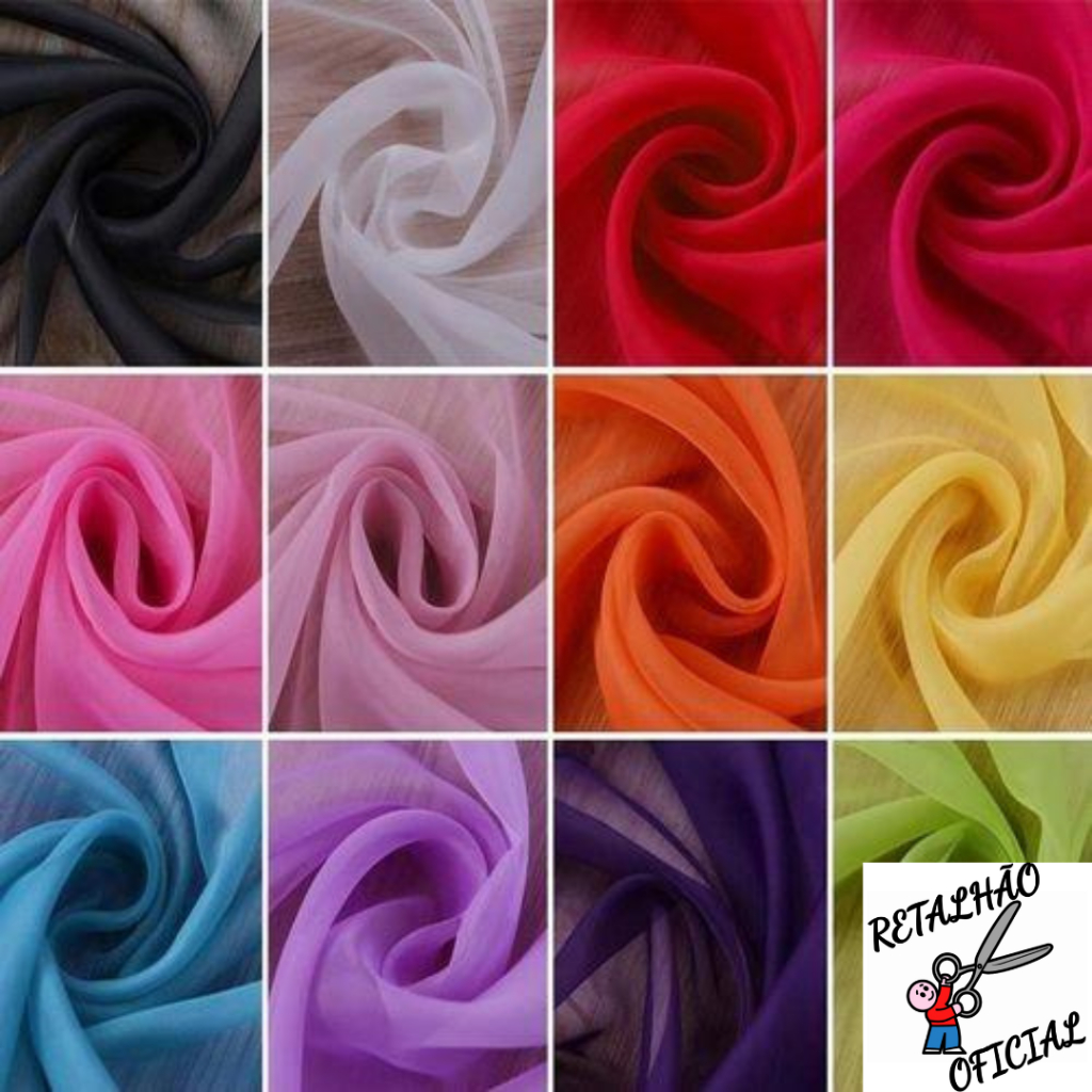 3 Metros Tecido Voal - 3 Metros de Largura Voil Liso em Oferta na Shopee