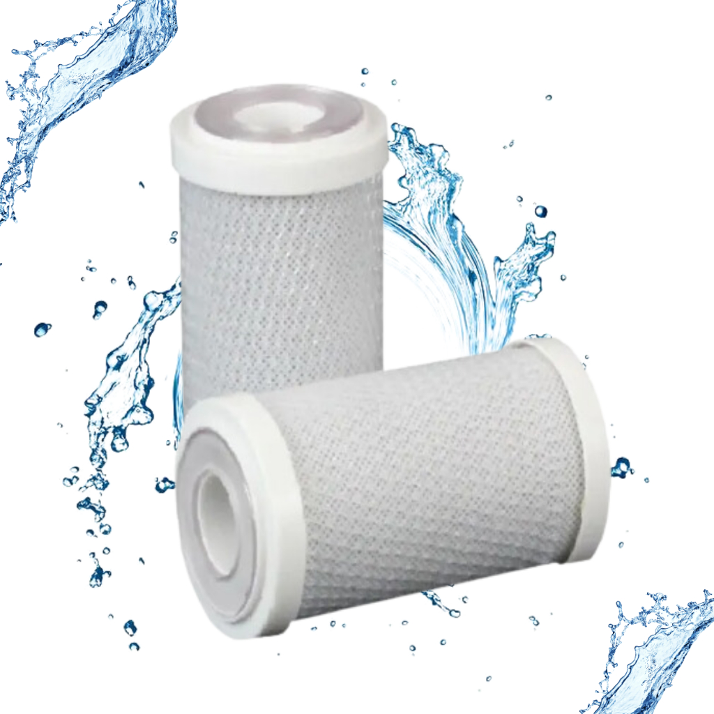 Refil Filtro Carbon Block 5 de Agua Carvão Ativado Purificador Tira Cloro e Odor da Água