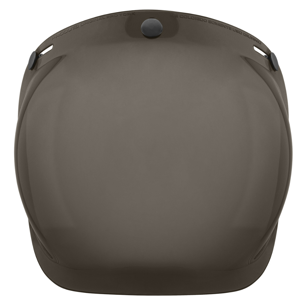 Viseira Para Capacete Aberto Custom Etceter Moto Pro Tork Bubble Bolha Universal Fumê em Oferta na Shopee