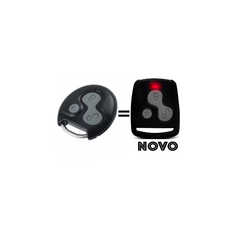 Capa Reposição Original Controle Alarme Olimpus Padlock 3 Botões / 485 em Oferta na Shopee