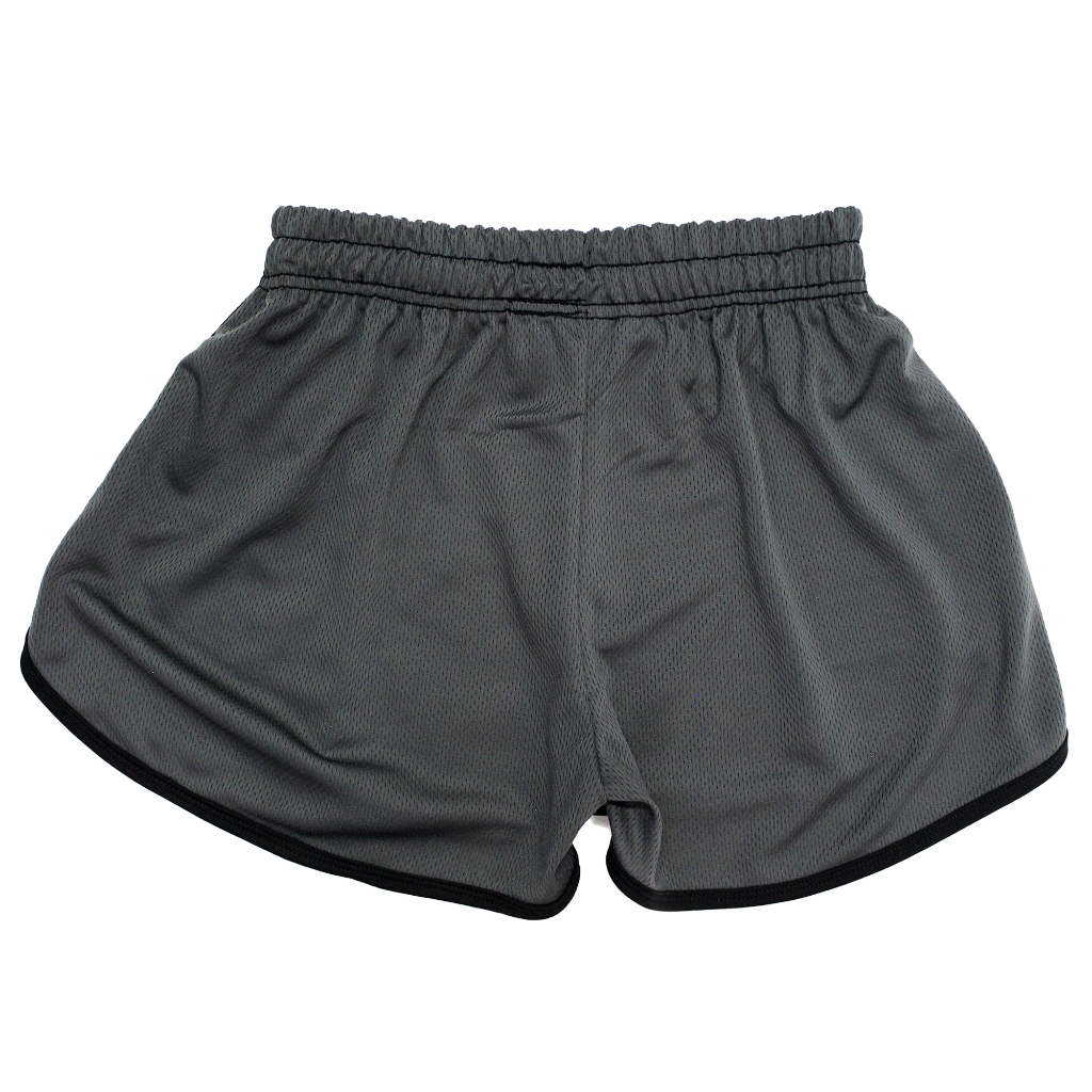 Short Muay Thai Dry Fit Cinza Ranger  Treinos Academia Luta Unisex