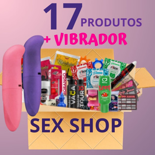 Kit 17 Sex Shop com Vibrador