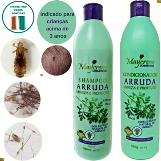 Shampoo Condicionador Mata Piolho Lêndea Acaba Coceira