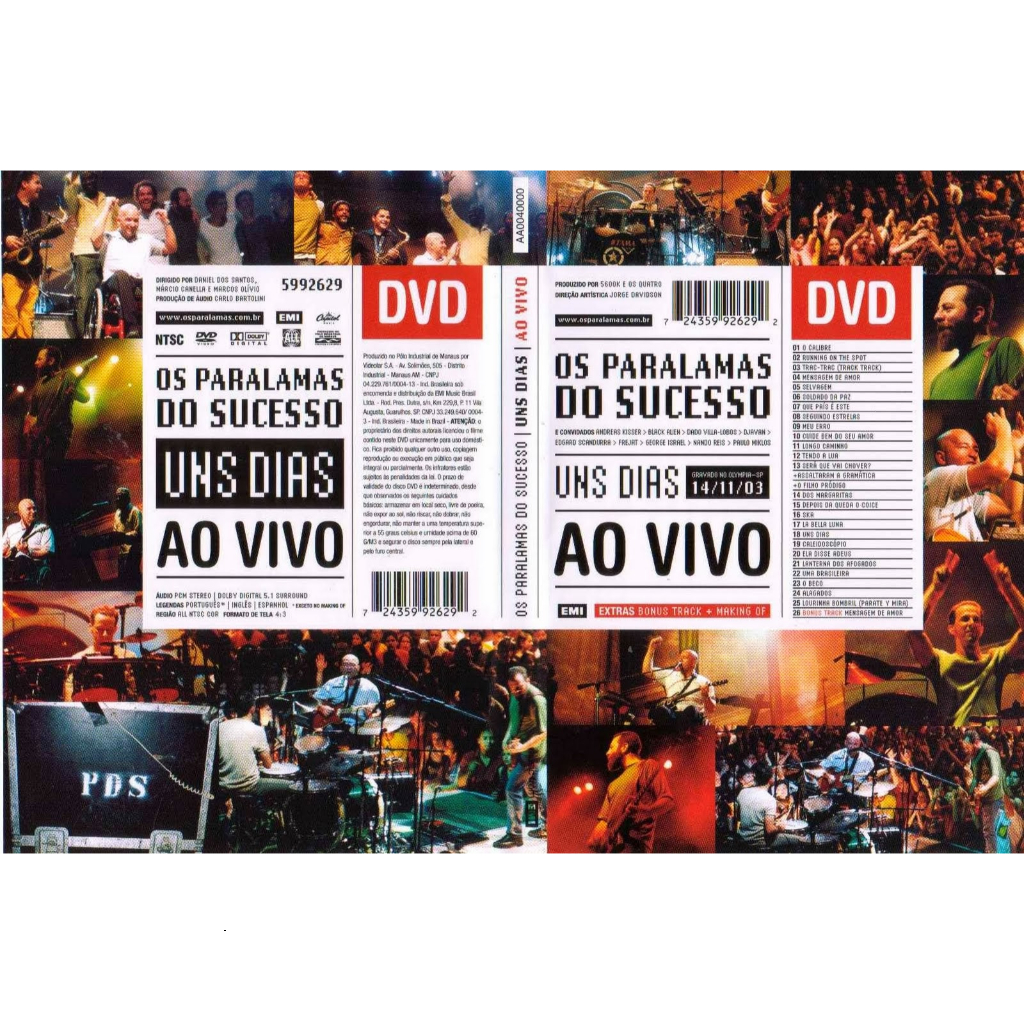 Os Paralamas Do Sucesso - Uns Dias (ao Vivo)