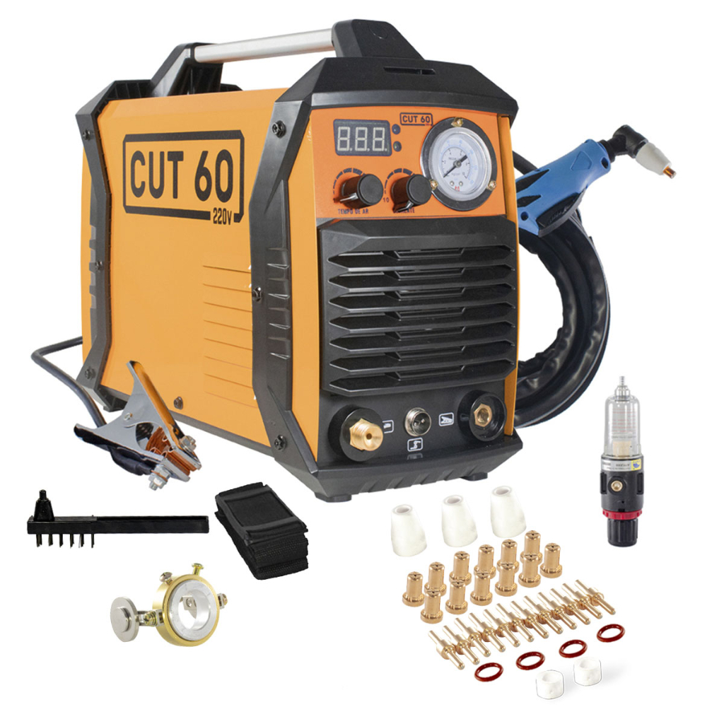 Máquina Corte Plasma Cut 60 220v + 34 Consumíveis (longos)