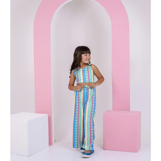 Conjunto Calca Pantalona e Croped Roupa Infantil menina