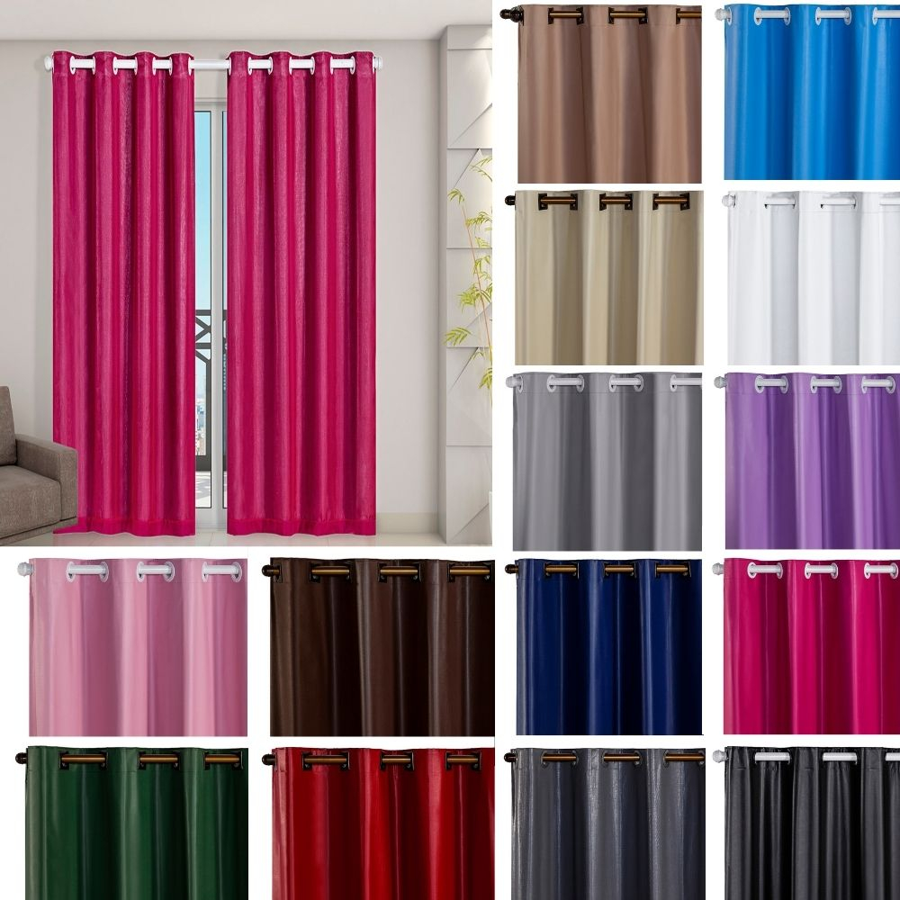 Cortina Blackout PVC 2,20m x 1,30m Corta 100 % a luz Plástica Reforçado Escritório Sala Quarto em Oferta na Shopee