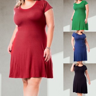 Vestido Manguinha Liso