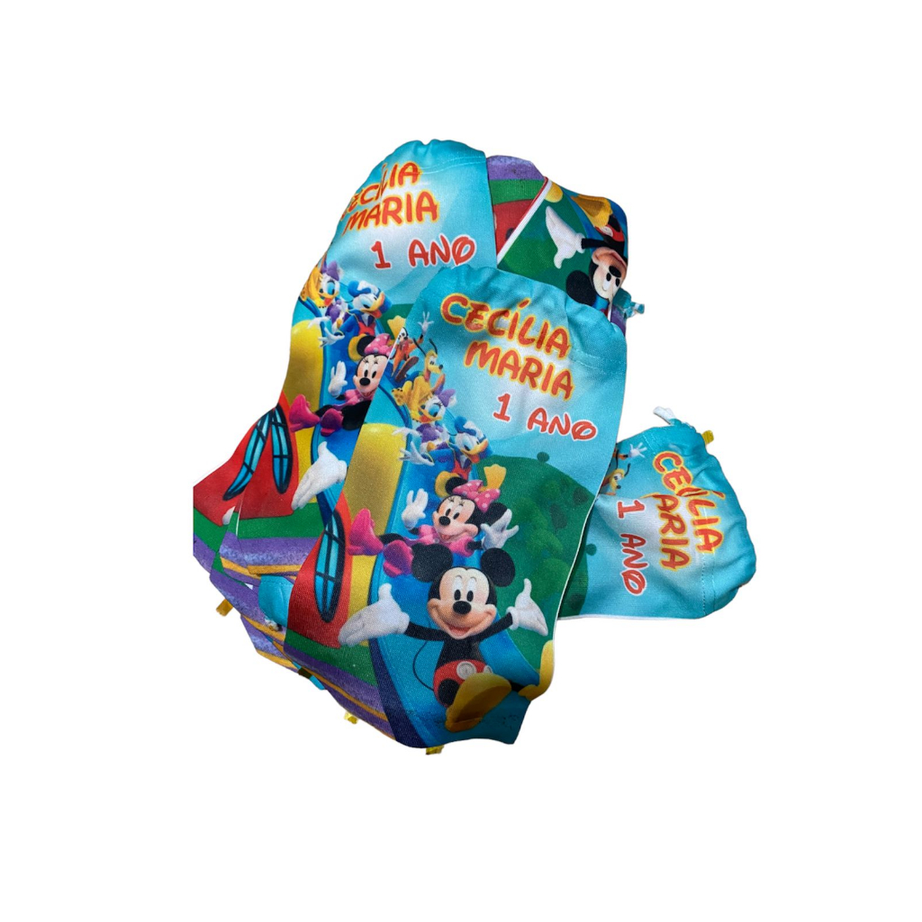 Kit 10, 20, 30,50 Saquinhos Surpresa 19x10 Personalizado Festas Aniversario Lembrancinha