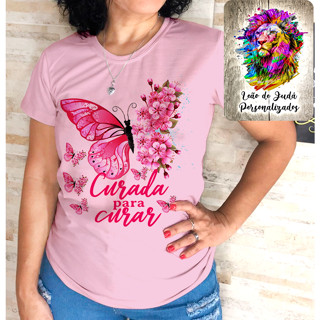 Camiseta Evangélica Curada para Curar