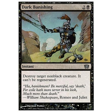 Banimento Sombrio - - Magic The Gathering