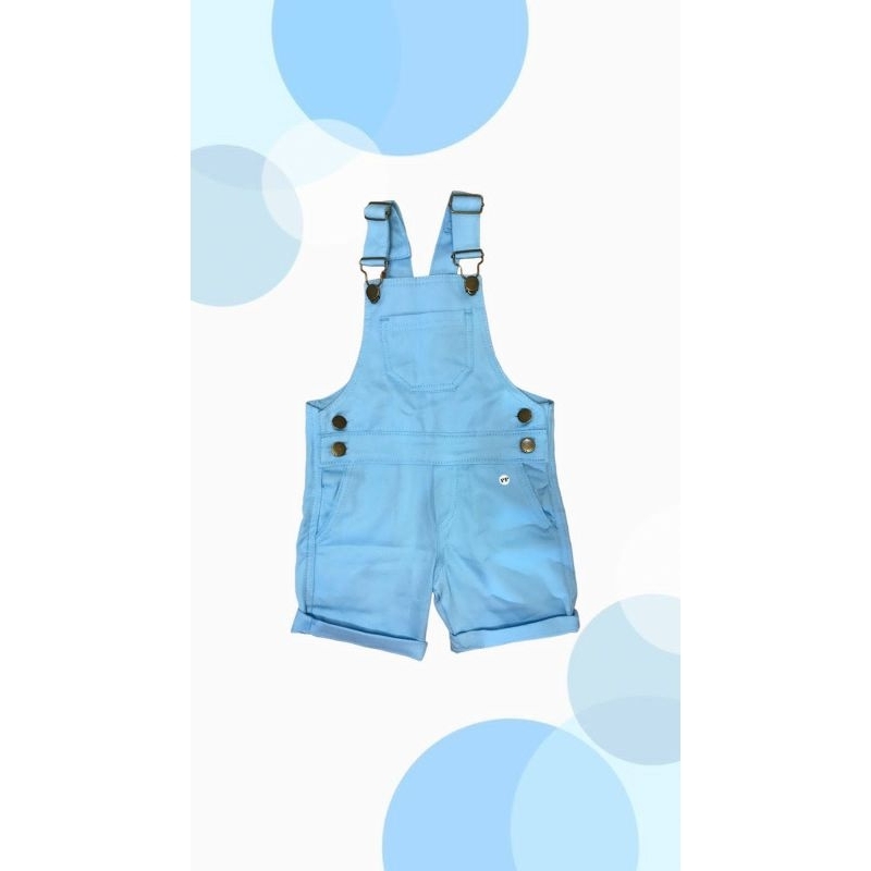 JARDINEIRA AZUL BEBÊ EM BRIM JEANS em Oferta na Shopee