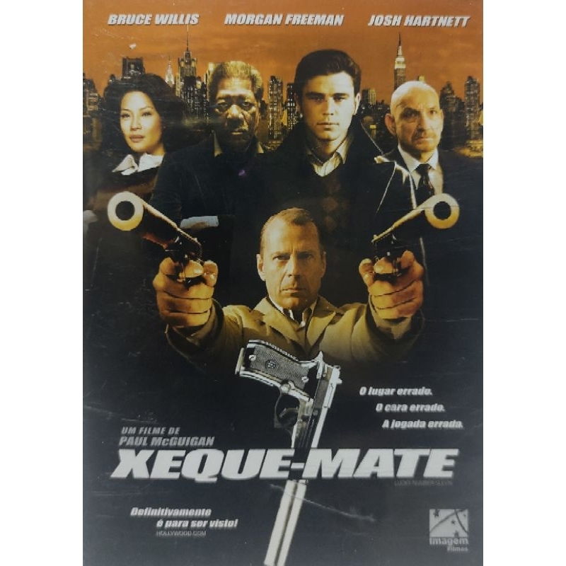 Dvd Xeque Mate Bruce Willis Morgan Freeman Josh Harnett Otimo Estado