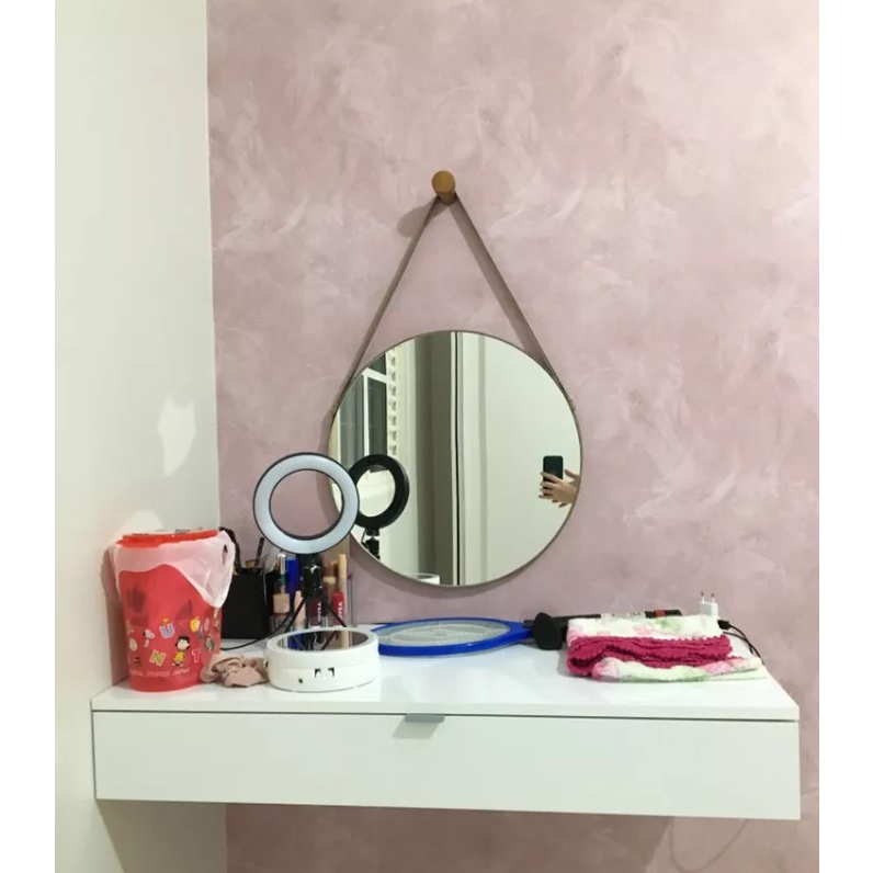 Papel de Parede Cimento Queimado Rosê Autocolante – Revestimento Decorativo em Oferta na Shopee