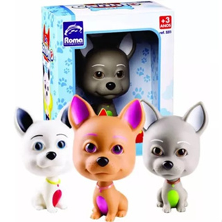 Brinquedo Infantil Boneco Pet Cachorro Cachorrinho Mascote Vinil em Oferta na Shopee