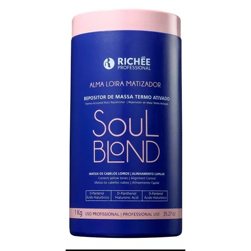 Richée Soul Blond Repositor De Massa Termo Ativado 1kg