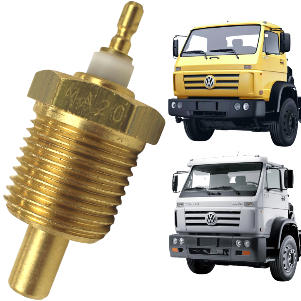 Interruptor Sensor Cebolinha de Temperatura Caminhão Vw - MA2O | Piqueri Autopeças