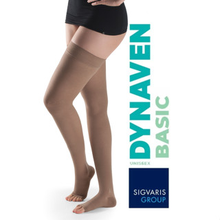 Meia Compressiva 7/8 AGH Sigvaris Basic Média Compressão 20-30mmhg Pé Aberto Sem Ponteira