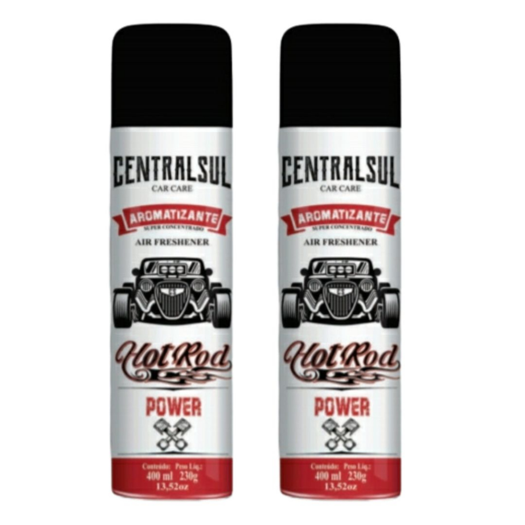 2  Aromatizante Hot Rod Power CentralSul 400ml em Oferta na Shopee