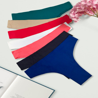 Kit 10 Calcinhas Sem Costura Tanga e Asa Delta Fio Lingerie Confortável Corte a Laser Não Marca Moda Intima