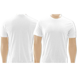 camiseta 100% poliester lisa branca manga curta unissex