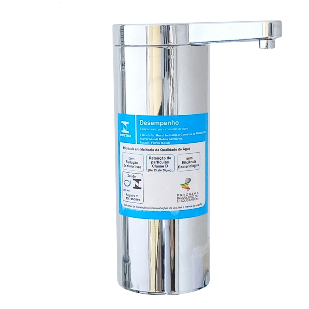 Filtro Gourmet CÓD. 1148 - Cromado Com Vela Blindada PRÓ SAÚDE em Oferta na Shopee