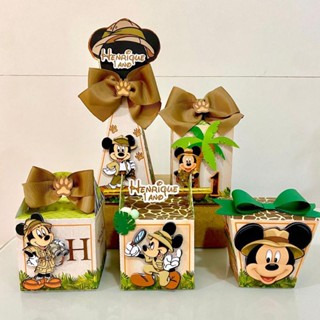 Kit Personalizados Mickey Safari em Oferta na Shopee