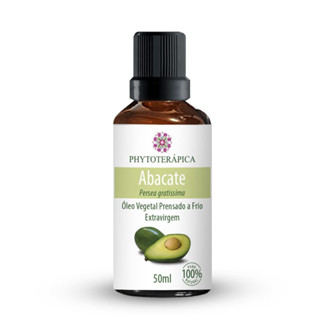 Óleo Vegetal De Abacate Extra Virgem 50ml (100% Puro) - Phytoterápica