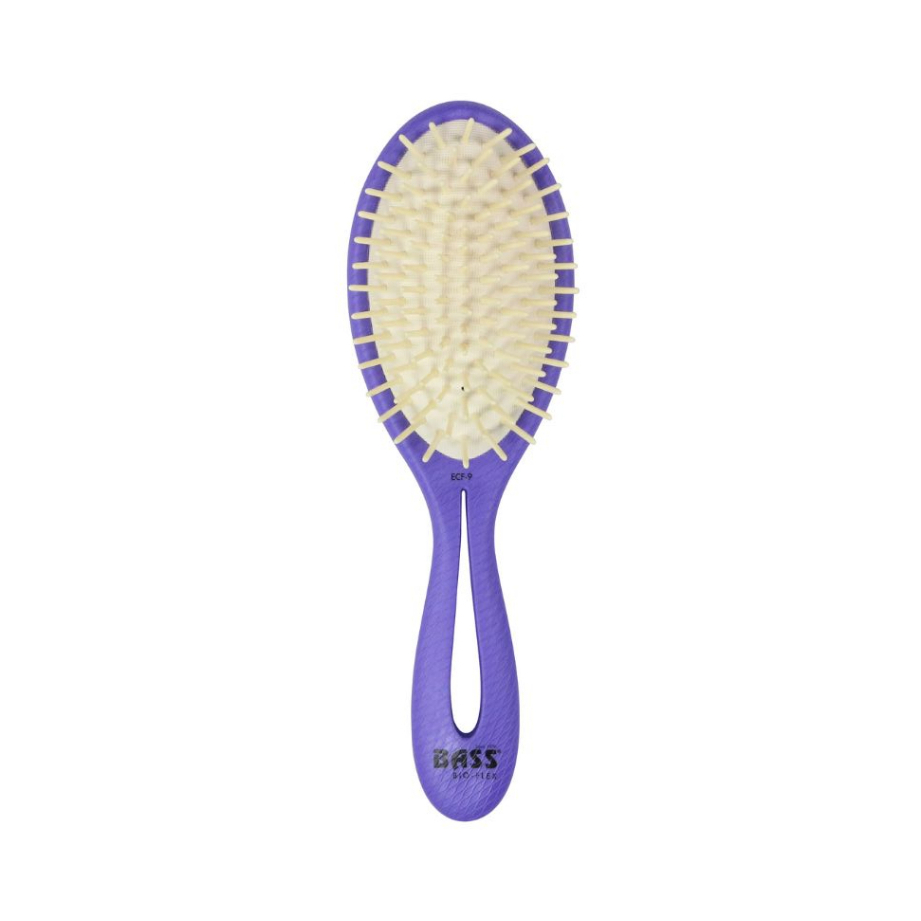 Escova Pet Bio-Flex Bass Com Pinos De Madeira Roxo