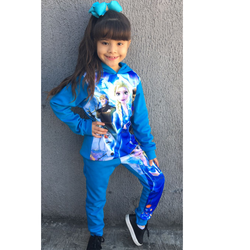Conjunto Infantil da Elza Frozen