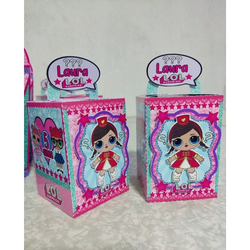 kit festa infantil/LOL Surprise/ caixinhas personalizadas LOL
