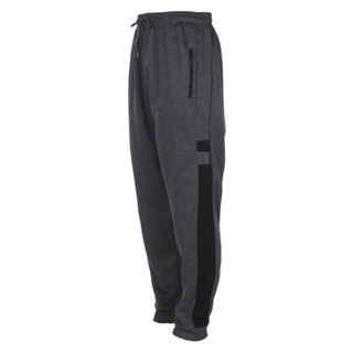 Calça Masculino Moletom Lisa Treino Academia Bolsos Com Ziper Inverno