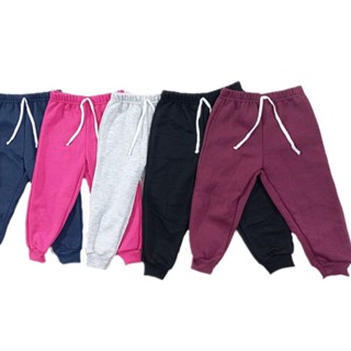kit 2 calças moletom jogger ou punho peluciado menino e menina punho. em Oferta na Shopee