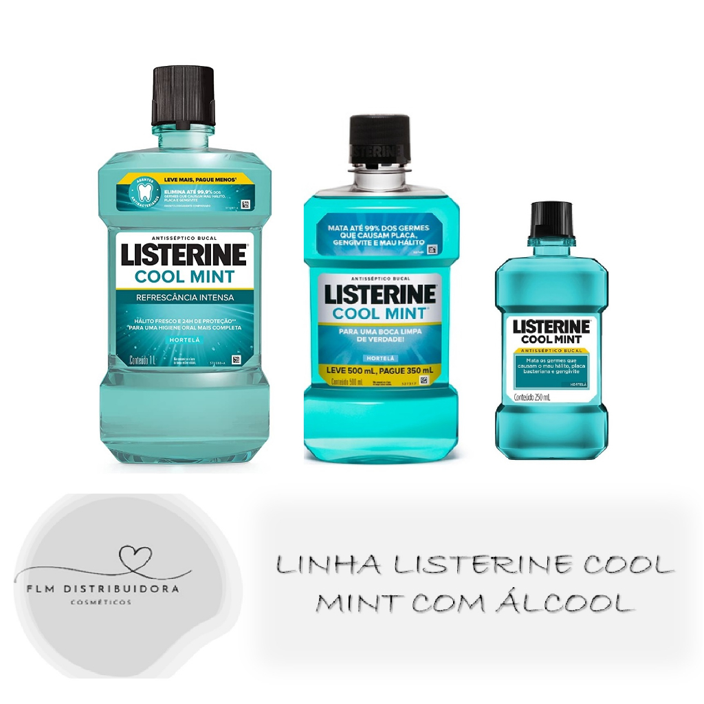 Enxaguante Bucal Listerine Cool Mint (escolha o tamanho)