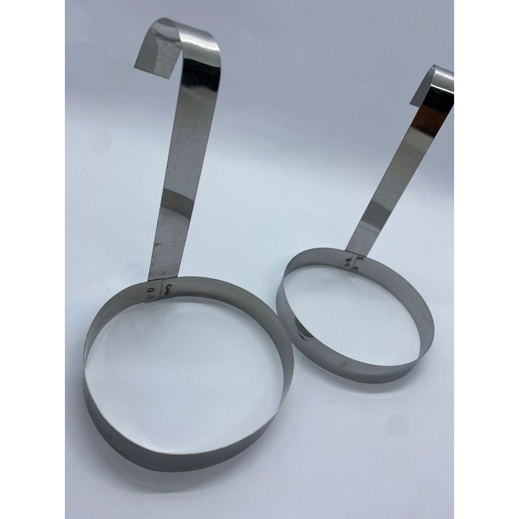 kits Aro Modelador Inox Para Ovos Fritos Hamburguês Modelador de Ovo