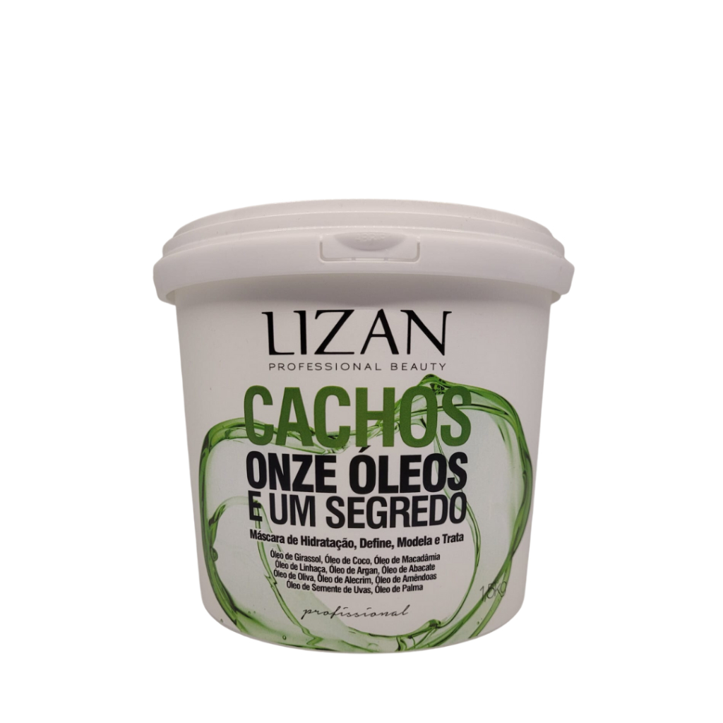 Lizan Professional Máscara Cachos Onze Óleos e Um Segredo 1,5kg