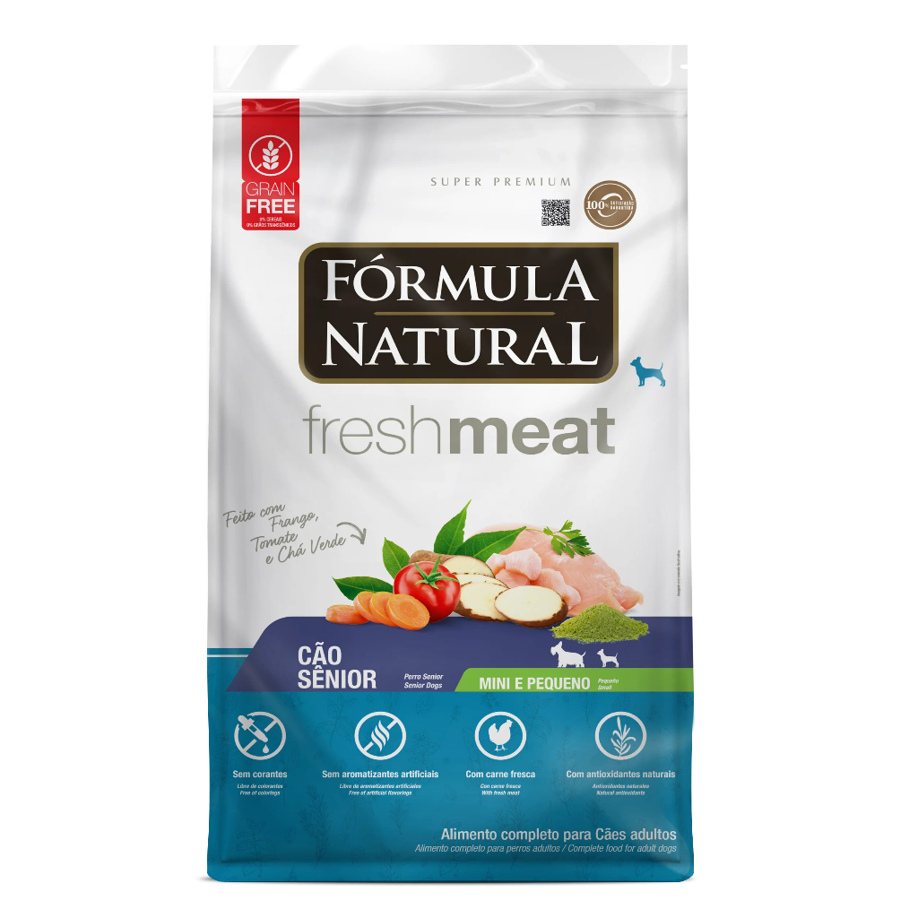 Ração Formula Natural Fresh Meat Sênior Raça Pequena 7 kg