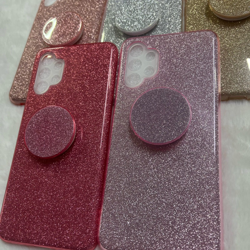 Capa Brilho Pop Socket Samsung A22,A32(4G),A13(4G),A23,A10/M10,A10S,A20/A30,A20S,A24,A50,A72,A73,A01,A03,A03core em Oferta na Shopee