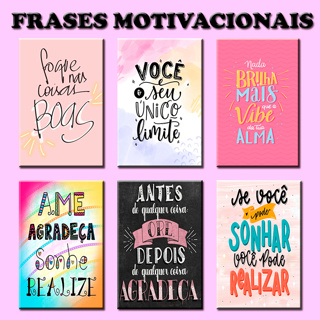 Frase Bonitas - Placas Decorativas quadros com Frases motivacionais fé amizade amor gratidão Para Decoração 13X9cm em Oferta na Shopee