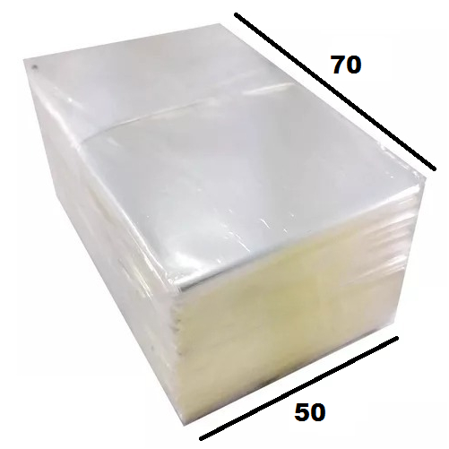 Saco Plástico Transparente 50x70 Esp. 0.06 50 Un C/ 1kg Pp em Oferta na Shopee