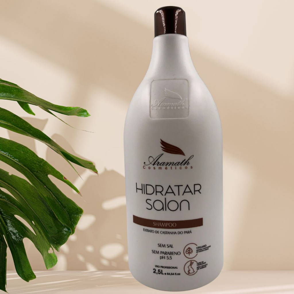 Shampoo Aramath 2.5 L Hidratar Salon Castanha do Pará