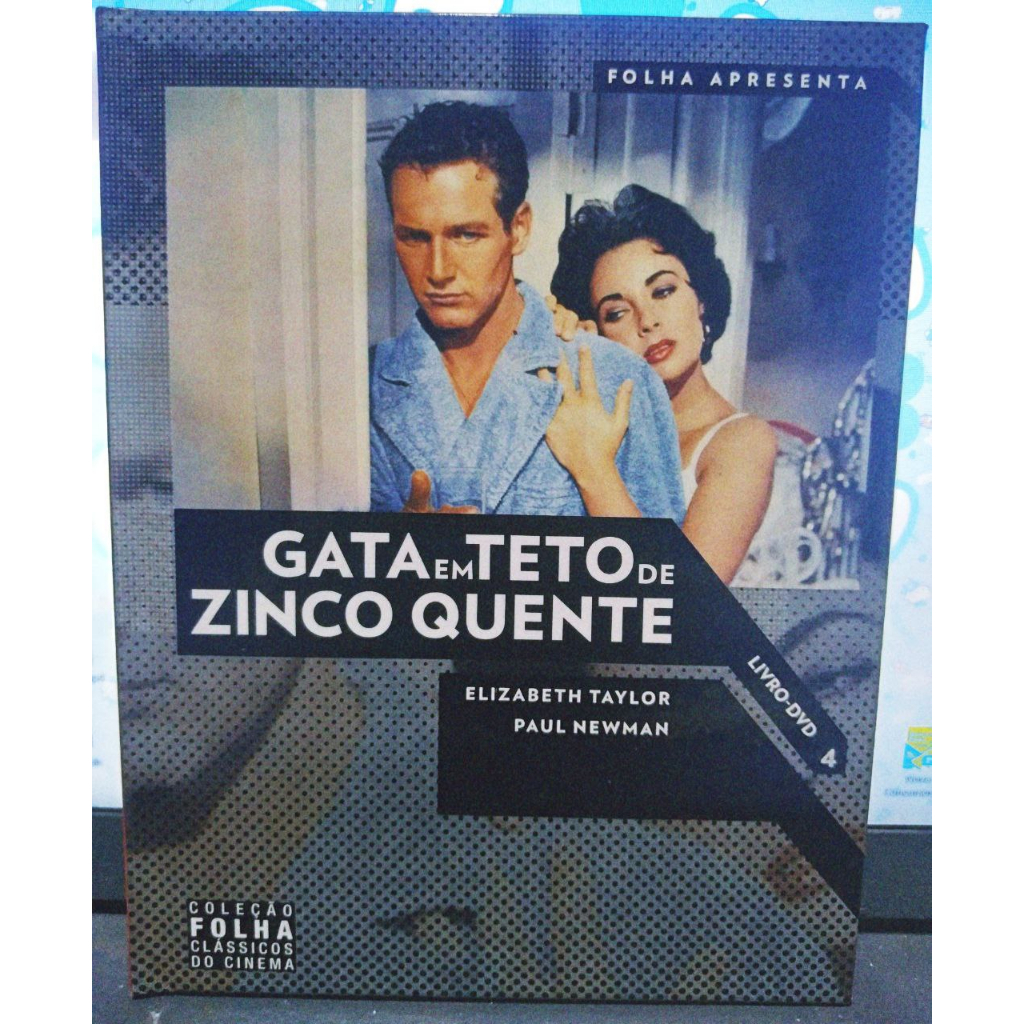 DVD I Gato em Teto de Zinco Quente I Clássicos do Cinema I Coleção Folha